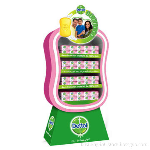 Cosmetic Soap Display Rack in 6 Colors, Measures 800 x 400 x 1598mm